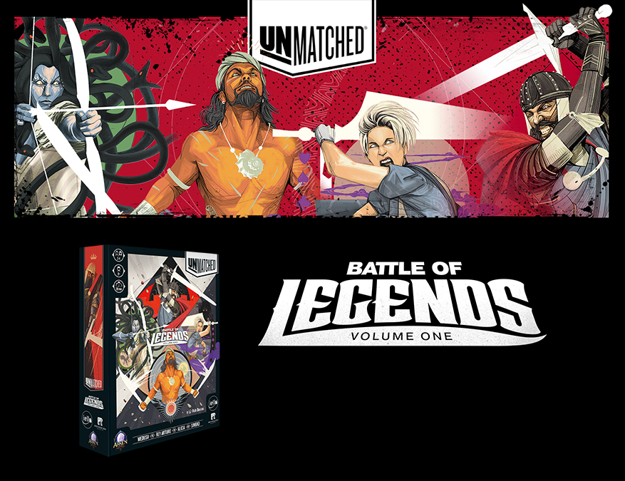 Banner of Unmatched: Battle of legends Volume one game