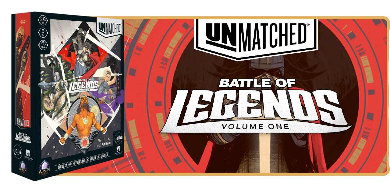 Banner juego Unmatched: Battle of legends Volume one