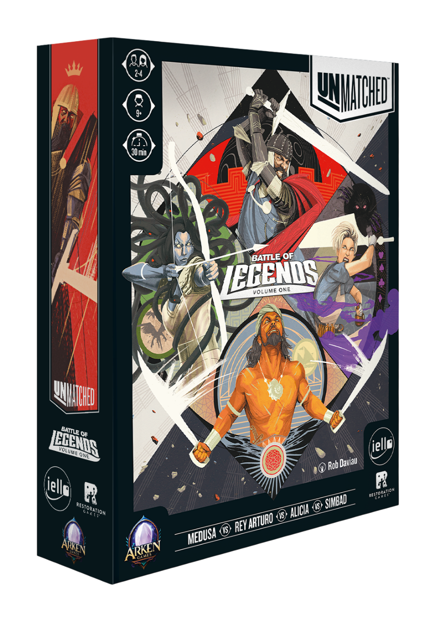 Caja Unmatched: Battle of legends: Volume I